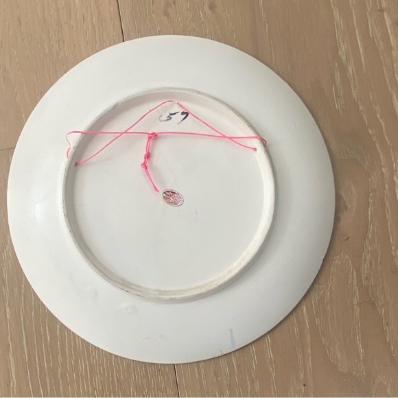 ⭐️Enesco⭐️4 Vintage Hand Painted Plate Signed by artist T. Nagasaki - Picture 10 of 10